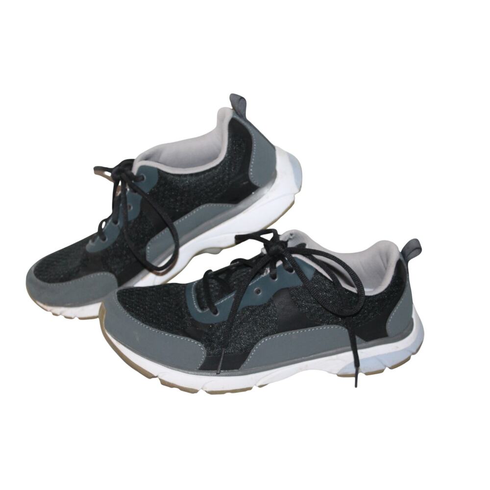 Vionic Dashell Walking Casual Sneakers, Black/Gray/White, Women's Size 9.5